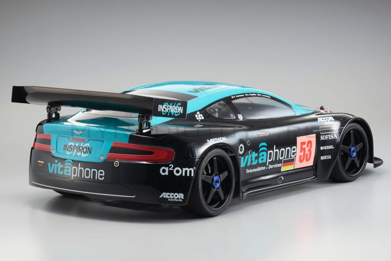 Машинка радиоуправляемая Kyosho Модель автомобиля Inferno GT2 Aston Martin DBR9 1:8 31834B