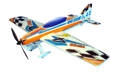  Радиоуправляемый 3D-самолет Hacker Model  Super Zoom 2 ARF orange HC1302A 